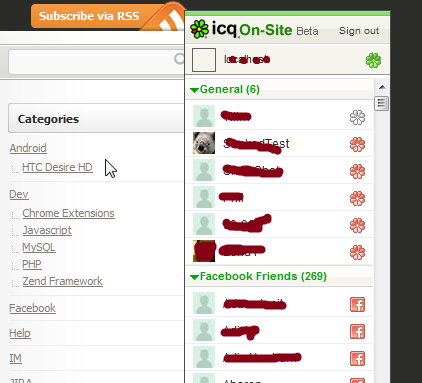 ICQ On Site ICQ On Site